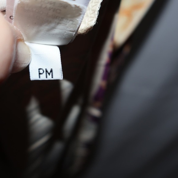 Apt 9 Dress, Women Size PM Made in Chine Brown Graphics - Picture 10 of 11